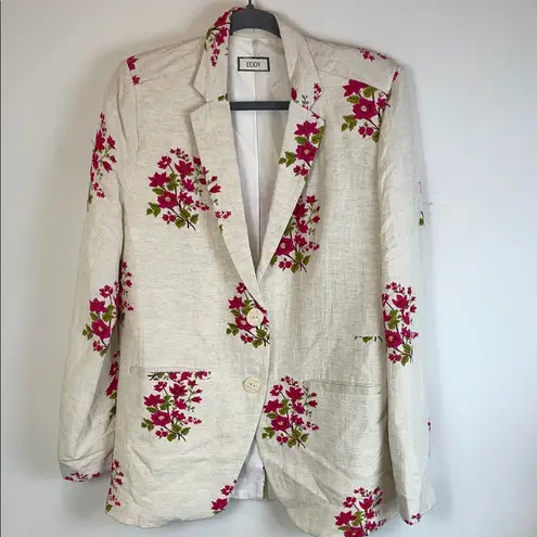 Vintage Women's Floral Blazer