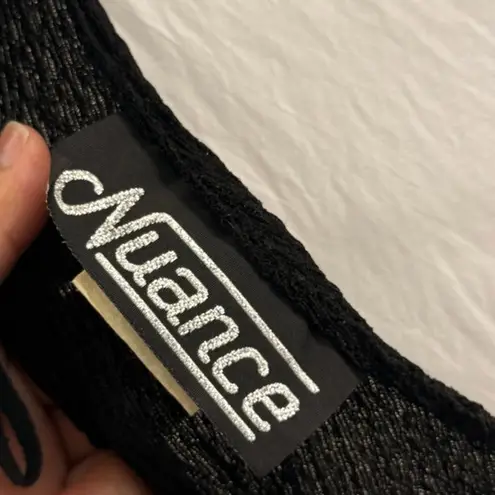 Vintage Rare Nuance Bow Tie Back Balloon Dress Goth Dark Barbie Retro Black Size M