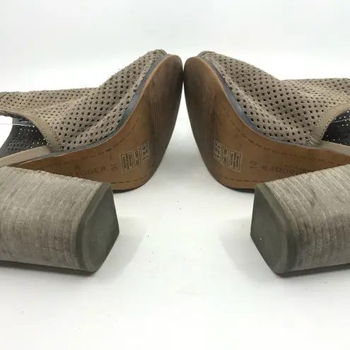 Kelsi Dagger  Brooklyn Perforated Suede Sandals Women's 10 US - Image 9