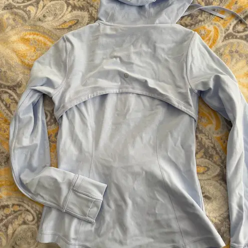 Lululemon  Hooded Define Jacket NULU pastel blue size 8