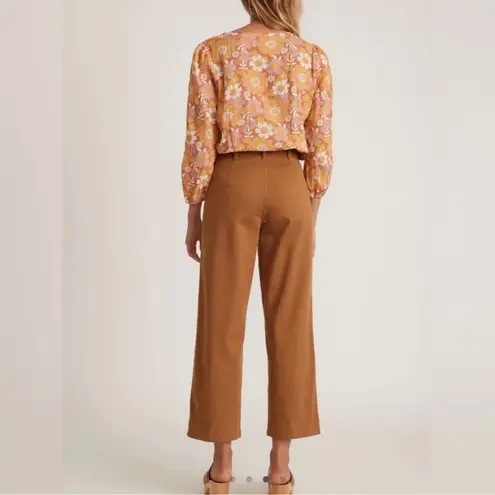 Marine layer  Bridget Crop Leg Pant Tabacco Size 10