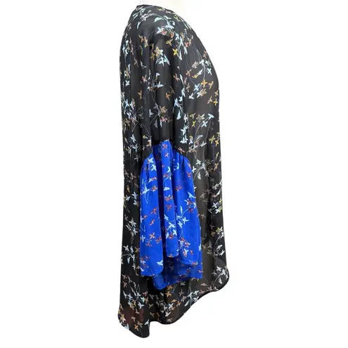 Women's EST 1946 Kimono Size L Black and Blue Size L
