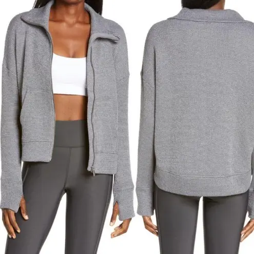 Sweaty Betty Restful Boucle Zip Through Jacket Women's Size XS athleisure casual