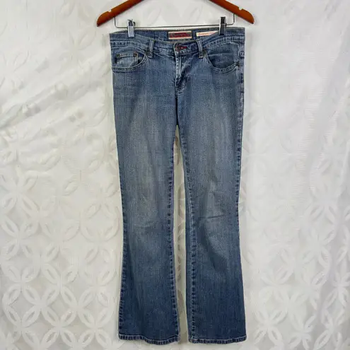 VTG 90s Y2K Z Cavaricci Dumpster Girl Baddie Low Rise Bootcut Denim Jeans 5 Blue Size undefined