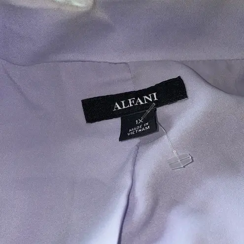 Alfani NWOT Plus Size Front-Detail Jacket Blazer Soft Lilac SZ-1X