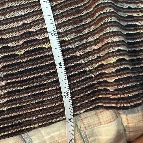 Missoni Brown and White Long Sleeve Tee