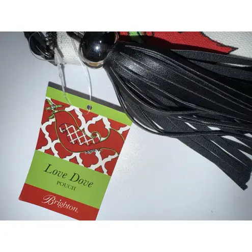 Brighton  Love Dove Christmas Holiday Crossbody Pouch Bag NEW P