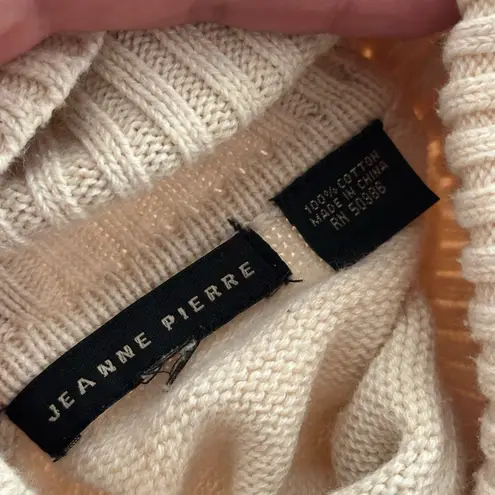Jeanne pierre  Cotton Turtleneck Sweater