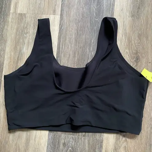 All In Motion  Everyday Soft Black Scoop Neck Sports Bra Plus Size 3X NWT