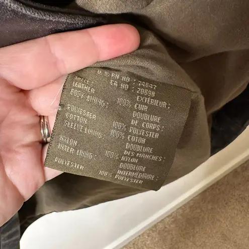 Andrew Marc Marc New York Brown Leather Jacket Men's Medium