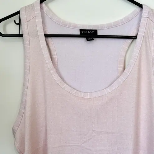 Tahari NWT  Pink Tank Top - Size: Large