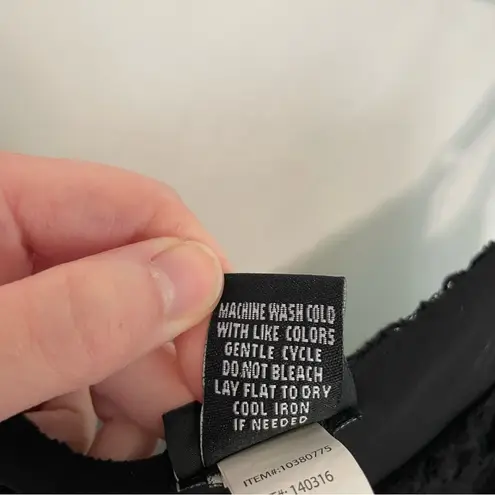 Torrid 2 Plus Size Lace Double Layer Tank Black Chiffon Sleeveless V-Neck Blouse