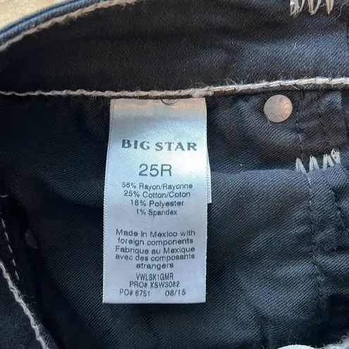 Big star  Liv Low-Rise Skinny Stretch Embroidered Jeans, 25