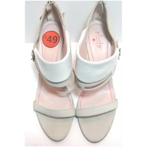 Plenty By Tracy Reese 'Zac' Suede Ivory 4.5" Heels