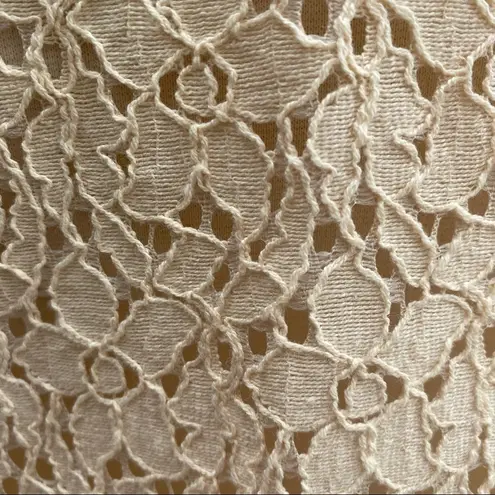 INC Cream Lace Jacket Size M