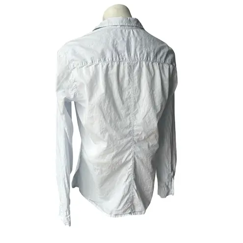 Frank & Eileen Barry Button Up in Shirting Blue, Sz XL