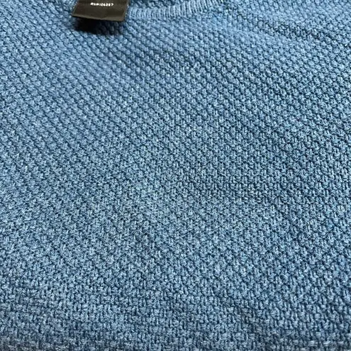 Design History  Long Sleeve Pullover Sweater Vintage Denim Heather