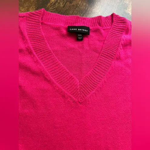 Lane Bryant  | ladies plus size v-neck sweater. Size: 14/16