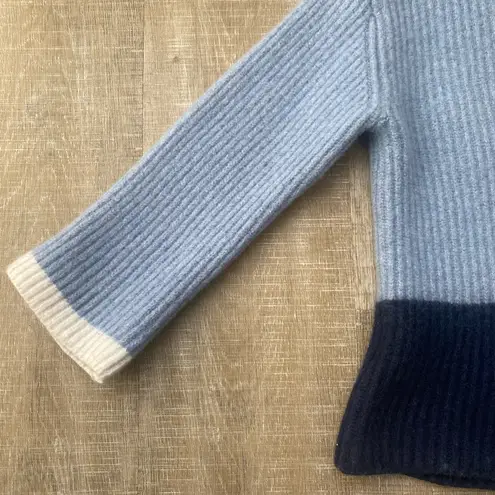 Reiss Half Zip Wool Blend Sweater Women’s S Jackie Color Block Jumper Nautical