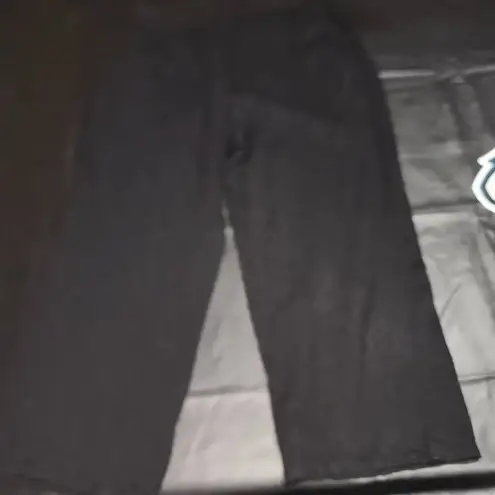 Urban Outfitters  Womens Black Wide‎ Leg Crop Pants XL