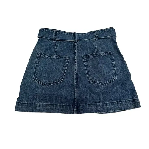 Free People  We The Free Womens Skirt Jade Denim Indigo Blue Size 25 OB860525