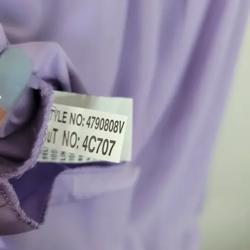 Lavender Babydoll Mini Dress Pastel Coquette, Cottagecore, Y2K, Johnny Martin L Purple Size L