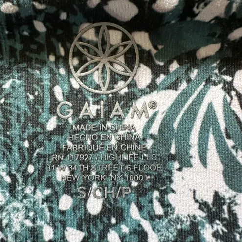 Gaiam Urban Chic Willow High Rise Workout Yoga Leggings Small