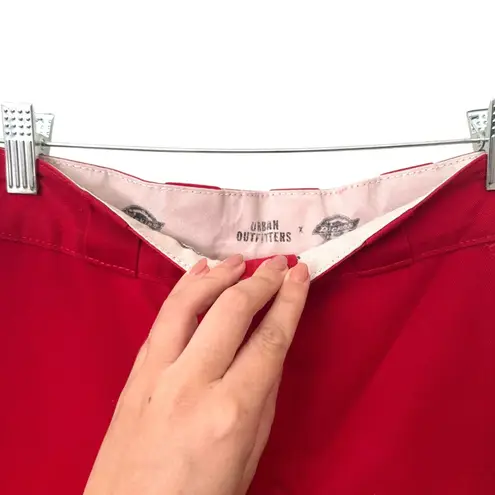 Dickies X UO High Waist Trouser Red Sz M/10