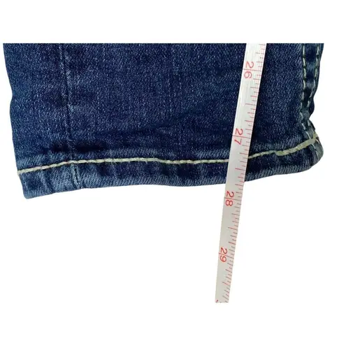 Vigoss  Heritage Fit Capri Blue Jeans Women's Size 0 Mid Rise Stretch Medium Wash