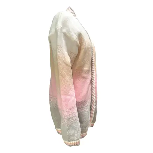 CCC Brown Tan Classy City Chicks Size Large Open Knit Cardigan Cozy Streetwear