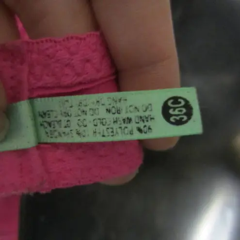 Honeydew Hot Pink Barbiecore Bralette Under Wire Bra Top Size 36C