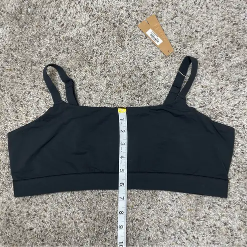 SKIMS Fits Everybody Scoop Bralette Bra Onyx Black 4X NWT Plus Size