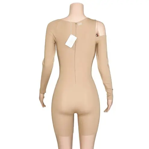 WOLFORD Warm Up Jumpsuit, Almond, 4 (US) Brown