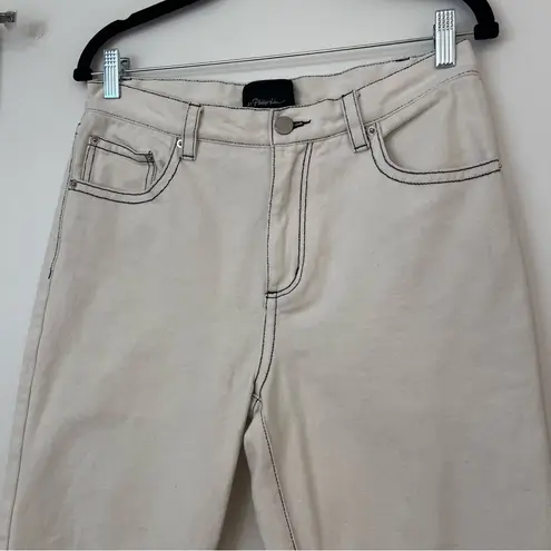 3.1 Phillip Lim White Jeans Contrast Trim