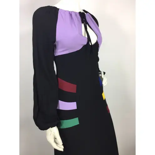 STAUD Pacha Dress Colorblock Gown 2