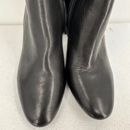 Ralph Lauren Lauren  MacKinley Black Leather Booties Boots Size 8