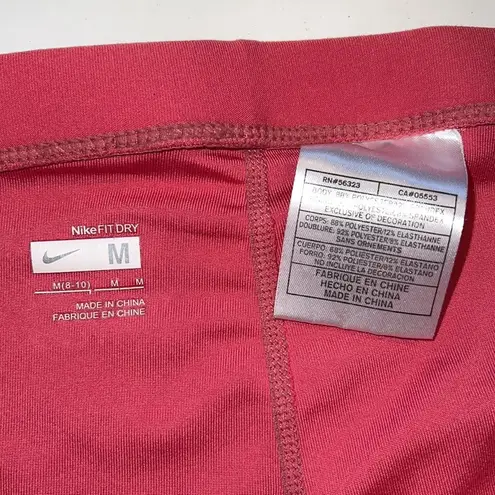 Nike  women’s pink tennis skirt skirt pleated medium built in shorts stretch