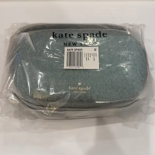 Kate Spade  Glimmer Oval Camera Bag - Festive Teal - Image 5