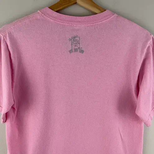 LIVE OUT LOUD Y2K Pink Good Sister Or The Evil One Short Sleeve Graphic Tee