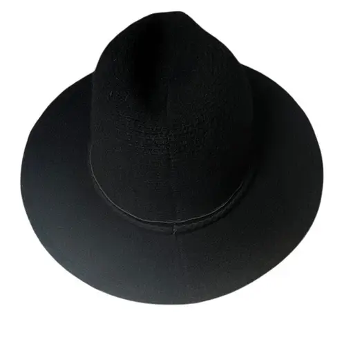 Universal Threads Universal Thread Black Wool Blend Fedora Hat‎ NWT Adjustable Wide Brim - Image 6