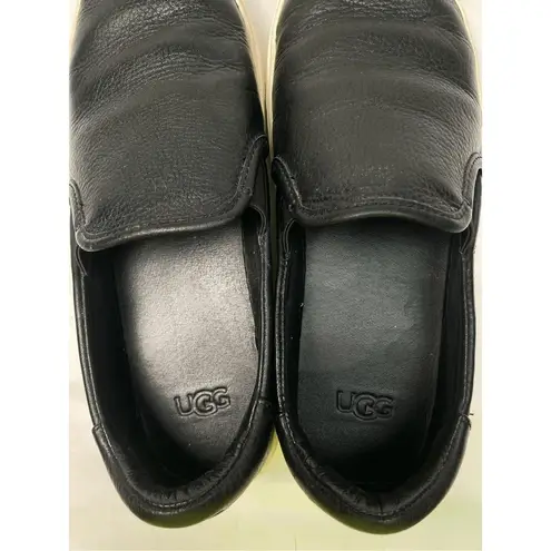 Ugg Jass Black Leather Slip