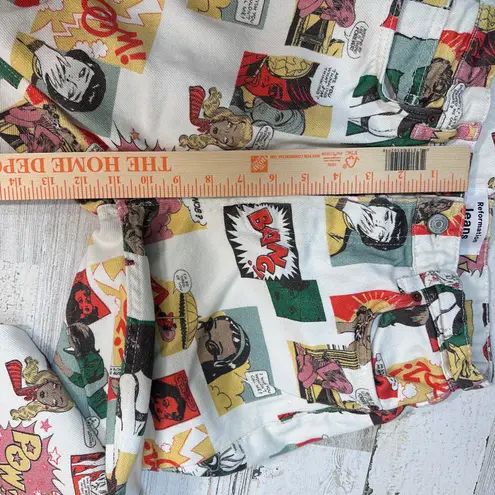 Reformation Comic High Rise Straight Jeans | White | Button Fly | Size 25 | Rare