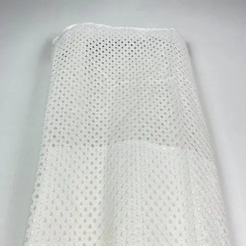 Line and Dot NWT Spring Life Apron Dress Eyelet Criss Cross Back Size Medium M NEW - Image 5