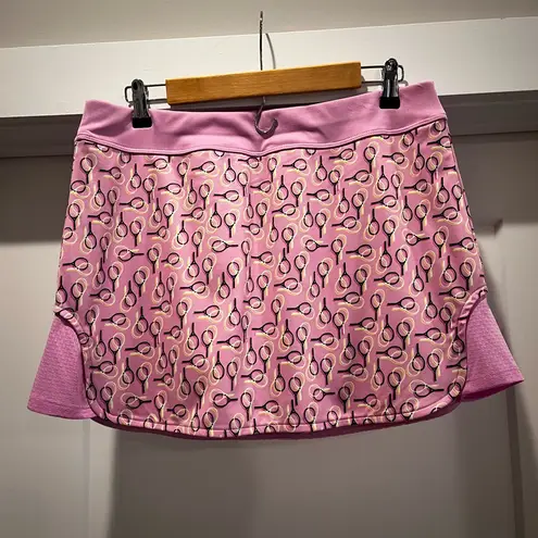 Grand Slam Performance Women’s Pink & Back Print Tennis Athletic Skort Large