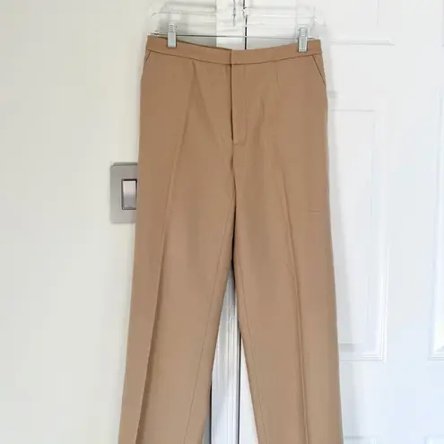 Brooks Brothers Caramel Brown 100% Wool Straight Leg Women’s Dress Pants Size 6