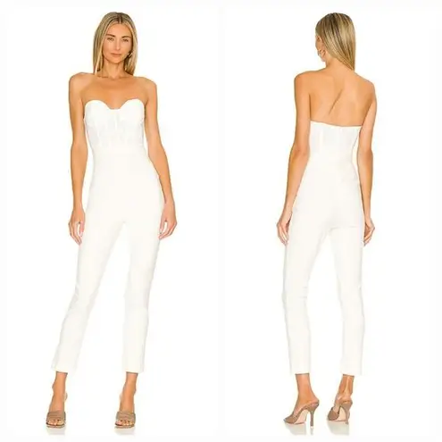 NBD  Hastings Jumpsuit in White Small