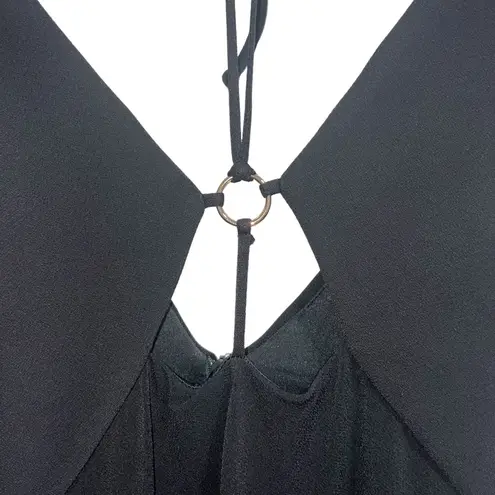 Bec & Bridge NEW NWT Adele Ring Embellished Cutout Maxi Dress Black