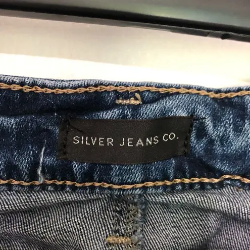 Silver Jeans Co. Avery Slim Bootcut Women's Denim Jeans in Indigo Size 32 X 33 Blue