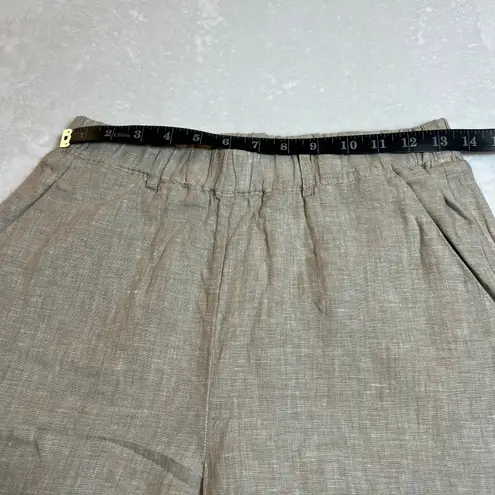 Quince 100% Linen Straight Leg Crop Pants Size XS Coastal Lightweight Minimalist
