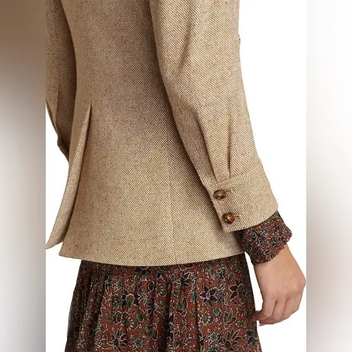 Veronica Beard Pyle Dickey Blazer Jacket Oatmeal Tweed Blazer Size 0